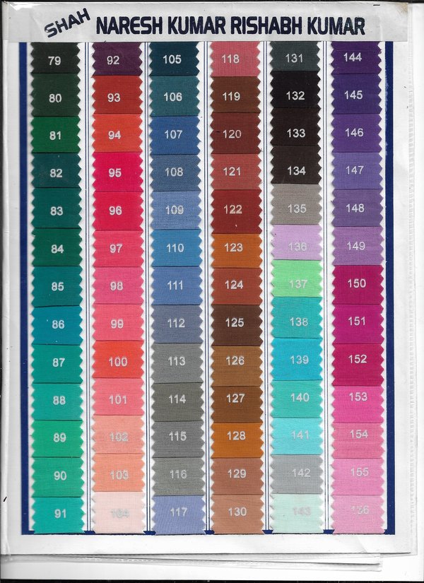 Master Shade Chart (Part 2)