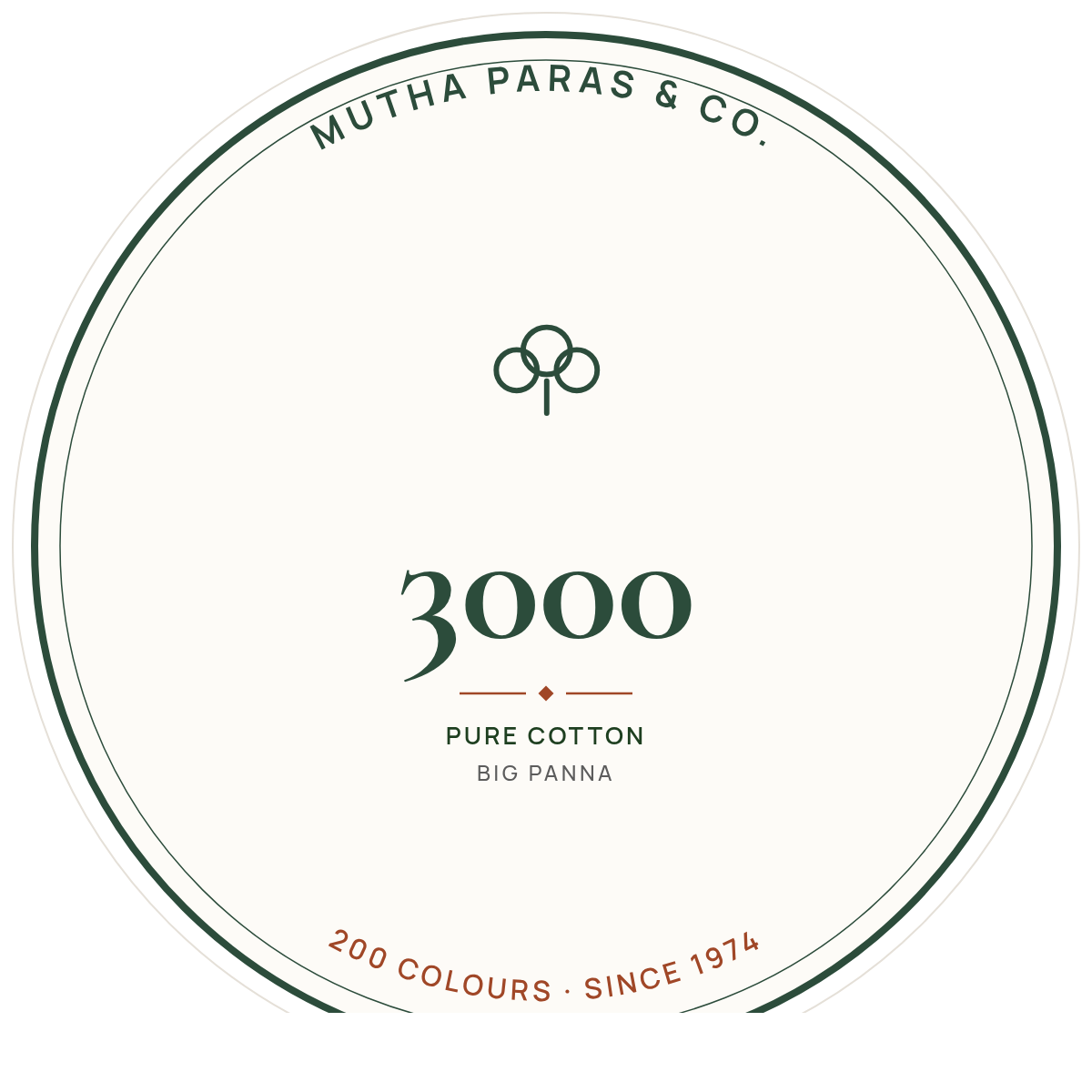 3000 Pure Cotton brand logo