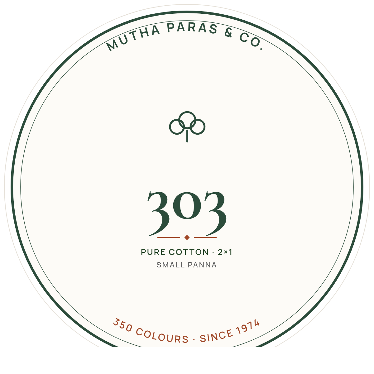 303 Pure Cotton brand logo