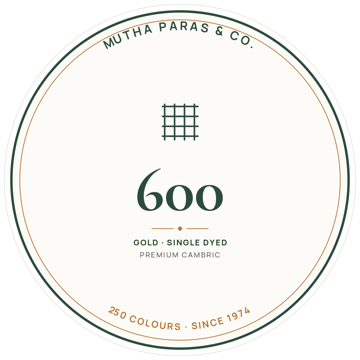 600 Gold brand logo